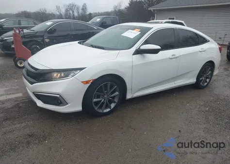 2021 Honda Civic Ex z USA, uszkodzony, nr VIN 19XFC1F35ME001960